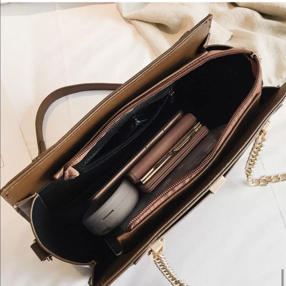 🆕JULIA Rivet Chain Shoulder Bag - Picture 9 of 11